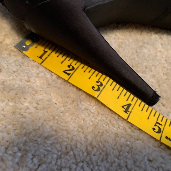 Rampage Black Normina Satiny Stilettos with Bow Size 8 - Picture 10 of 12